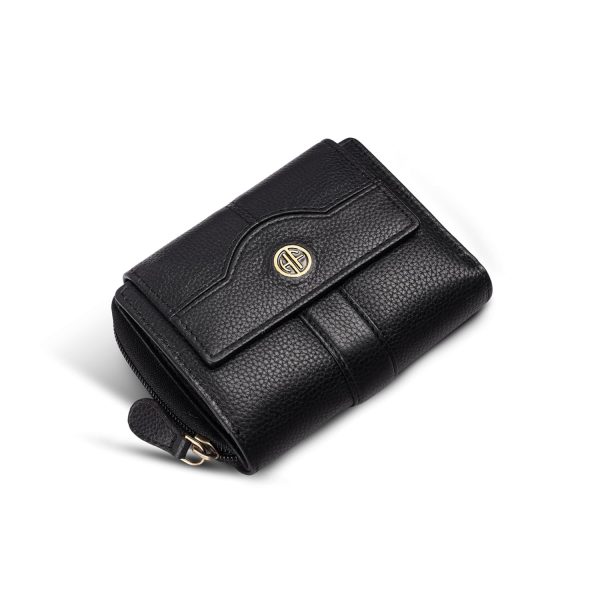 HAMMONDS FLYCATCHER Leather Ladies Wallet for Woman with 14 Card Slots - Clutch Purse for Women, Ladies Wallet for Women Stylish, Ladies Purse for Women Wallet, Purse for Woman, Croc Black (Copy) (Copy) - Image 2