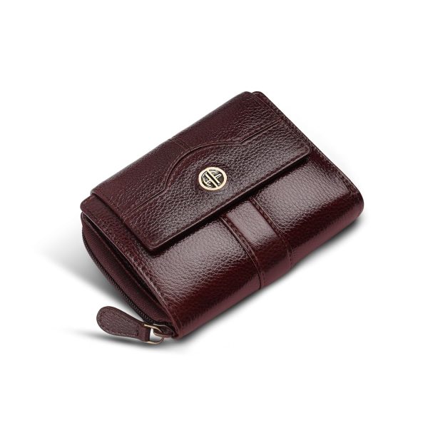 HAMMONDS FLYCATCHER Leather Ladies Wallet for Woman with 14 Card Slots - Clutch Purse for Women, Ladies Wallet for Women Stylish, Ladies Purse for Women Wallet, Purse for Woman, Brown - Image 2