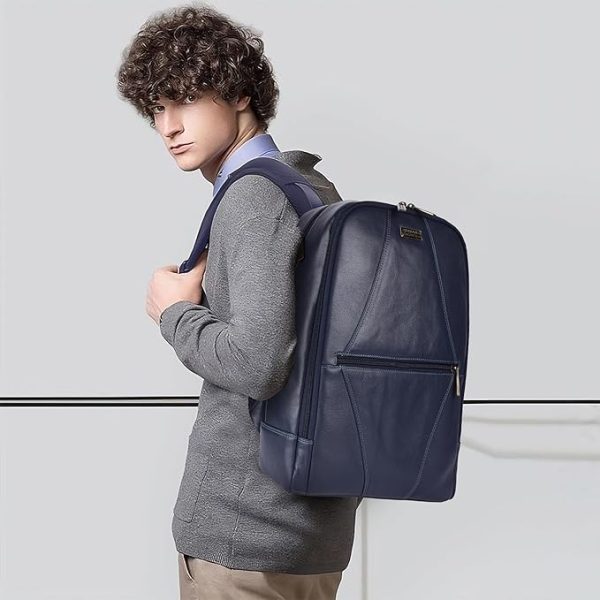 HAMMONDS FLYCATCHER Genuine Leather 14 inch laptop Backpack - Image 3