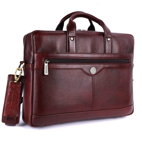 Hammonds Flycatcher Brown Genuine Leather Laptop Bag For Men - Bags | Laptop Bags For Men | Bag For Men