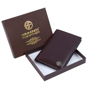 HAMMONDS FLYCATCHER Genuine Leather Passport Cover for Men, Passport Cover for Women, RFID Passport Holder for Men Travel Accessories for Men, Passport Bag for Men, 3 ATM Card Slots