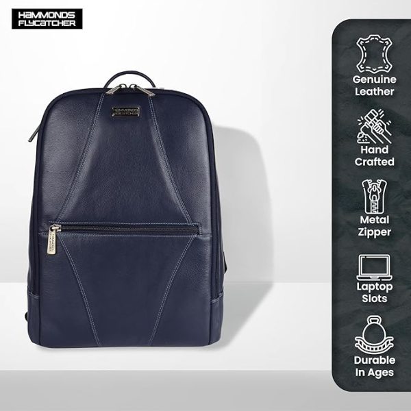 HAMMONDS FLYCATCHER Genuine Leather 14 inch laptop Backpack
