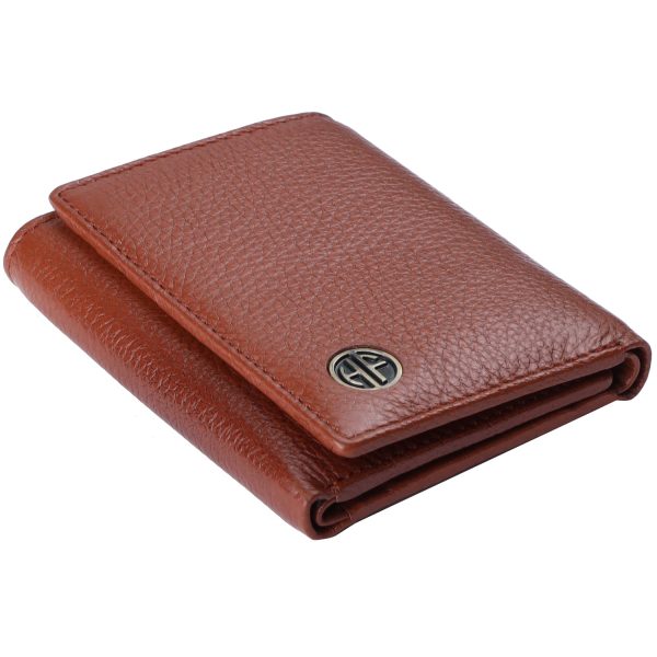 HAMMONDS FLYCATCHER Black Wallets for Man - Trifold Genuine Leather Men Wallet with RFID Protection, 5 Card Slots, 2 ID Windows, Currency Slots, Snap Button Closure, Gift Box Included, Gift for Men - Image 3