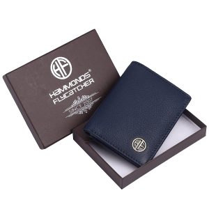 HAMMONDS FLYCATCHER Genuine Leather Card Holder Wallet for Man & Women, RFID Protected ATM/Credit Card Holder Wallet for Men with 6 Slots and 1 Currency Slot