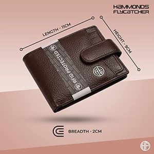 HAMMONDS FLYCATCHER Wallet for Men Leather Original, Mens Wallet, Leather Wallets for Men Stylish, Bi-Fold Wallets for Man, 5 Card Slots, Easy Access Card Slots, Coin Pocket, Gift for Mens - Brushwood