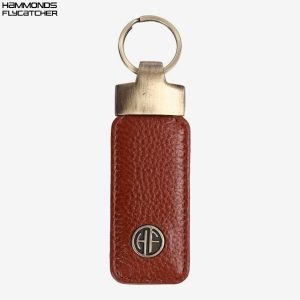 Hammonds Flycatcher Genuine Leather Keyring