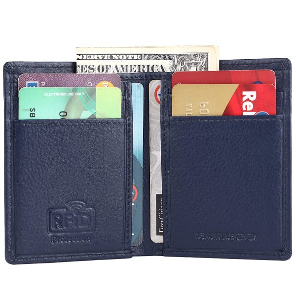 HAMMONDS FLYCATCHER Genuine Leather Card Holder Wallet for Man & Women, RFID Protected ATM/Credit Card Holder Wallet for Men with 6 Slots and 1 Currency Slot - Image 4