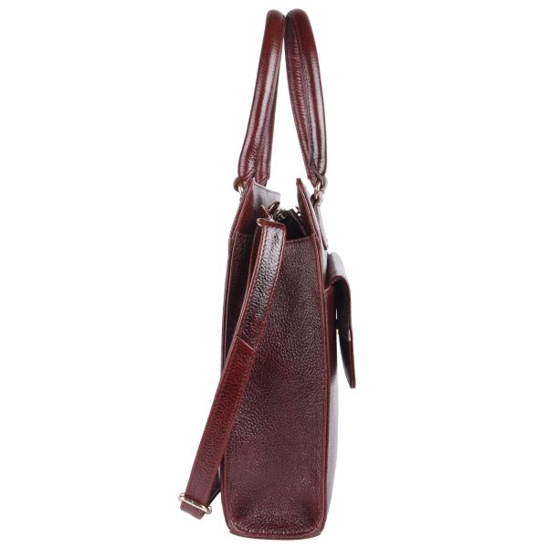 Hammonds Flycatcher Genuine Leather Ladies Laptop Bag 230 BR - Image 4