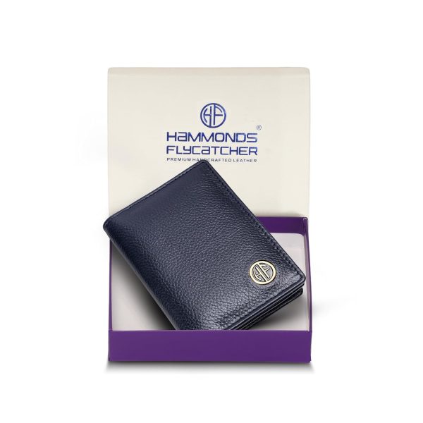 HAMMONDS FLYCATCHER Genuine Leather Card Holder Wallet for Man & Women, RFID Protected ATM/Credit Card Holder Wallet for Men with 6 Slots - Image 3