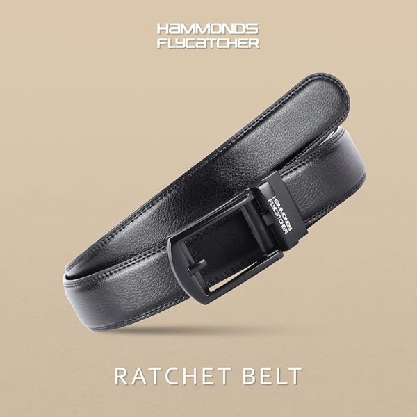 HAMMONDS FLYCATCHER Genuine Leather Belt for Men - Perfect for Formal and Casual Wear - Adjustable Waistband up to 46 Inches - Autolock Belt for Formal and Casual Wear - Image 3