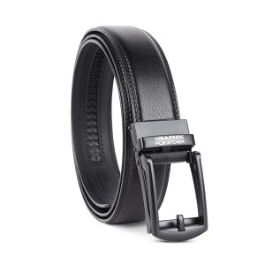 HAMMONDS FLYCATCHER Genuine Leather Belt for Men - Perfect for Formal and Casual Wear - Adjustable Waistband up to 46 Inches - Autolock Belt for Formal and Casual Wear