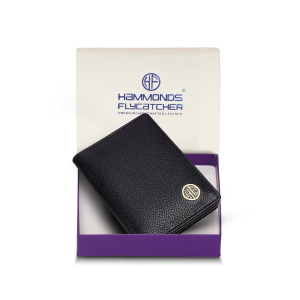 HAMMONDS FLYCATCHER Genuine Leather Card Holder Wallet for Man & Women, RFID Protected ATM/Credit Card Holder Wallet for Men with 6 Slots - Image 3