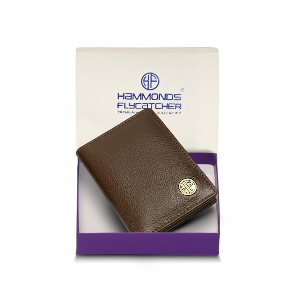 HAMMONDS FLYCATCHER Genuine Leather Card Holder Wallet for Man & Women, RFID Protected ATM/Credit Card Holder Wallet for Men with 6 Slots - Image 2