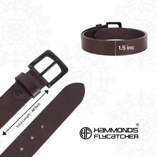 HAMMONDS FLYCATCHER Gift for Men Combo - Genuine Leather Wallet and Belt Combo Box - Leather Belt- Birthday Special & Unique Gift Ideas for Husband, Boyfriend, Teachers, Father - Image 3