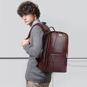 HAMMONDS FLYCATCHER Genuine Leather 14 inch laptop Backpack