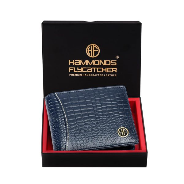 HAMMONDS FLYCATCHER RFID Protected Bi-Fold Wallet for Men Leather Original, Mens Wallet, Leather Wallets for Men, Stylish Purse with 6 Card Slots, 3 ID Slot, Coin Pocket, Gift for Mens - Image 2