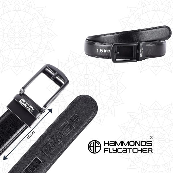 HAMMONDS FLYCATCHER Gift for Men Combo - Genuine Leather Wallet and Belt Combo Box - Leather Belt- Birthday Special & Unique Gift Ideas for Husband, Boyfriend, Teachers, Father - Image 5