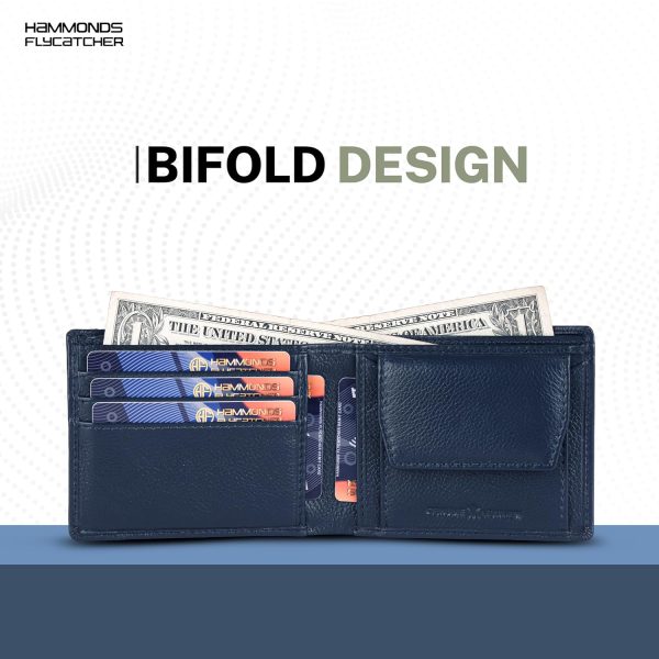 HAMMONDS FLYCATCHER Wallet for Men Leather Original, Mens Wallet, Leather Wallets for Men Stylish, Bi-Fold Wallets for Man, 6 Card Slots, Easy Access Card Slots, Coin Pocket, Mens Gift - Image 6