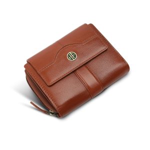 HAMMONDS FLYCATCHER Leather Ladies Wallet for Woman with 14 Card Slots - Clutch Purse for Women, Ladies Wallet for Women Stylish, Ladies Purse for Women Wallet, Purse for Woman, Tan