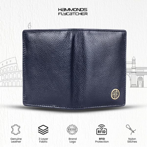 HAMMONDS FLYCATCHER Genuine Leather Card Holder Wallet for Man & Women, RFID Protected ATM/Credit Card Holder Wallet for Men with 6 Slots - Image 7