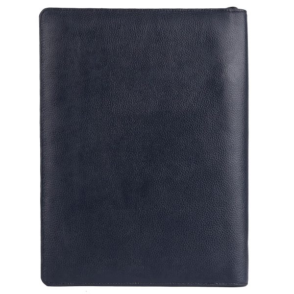 HAMMONDS FLYCATCHER Genuine Leather File Folder, Document Organizer File with Zipper Closure, Premium File Holder for Documents, Business & Office Document File Folder Black (Copy) - Image 2
