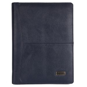 HAMMONDS FLYCATCHER Genuine Leather File Folder, Document Organizer File with Zipper Closure, Premium File Holder for Documents, Business & Office Document File Folder Black (Copy)