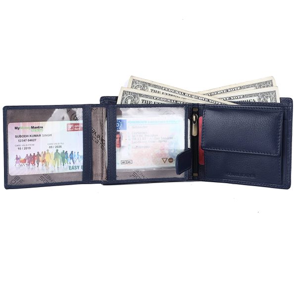 HAMMONDS FLYCATCHER RFID Protected Bi-Fold Wallet for Men Leather Original, Mens Wallet, Leather Wallets for Men, Stylish Purse with 6 Card Slots, 3 ID Slot, Coin Pocket, Gift for Mens - Image 6