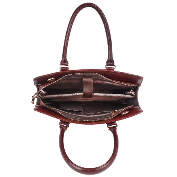 Hammonds Flycatcher Genuine Leather Ladies Laptop Bag 230 BR - Image 7