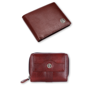 Hammonds Flycatcher Combo Gift Set of Leather men's Wallet and Ladies Wallet