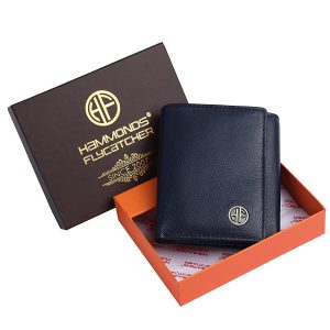 Hammonds Flycatcher Genuine Leather Trifold Wallet For Men