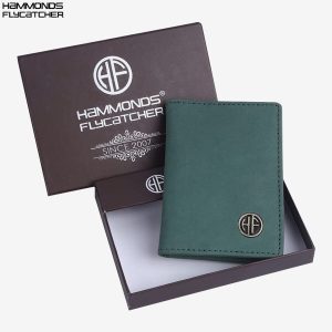 HAMMONDS FLYCATCHER Genuine Leather Card Holder Wallet for Man & Women, RFID Protected ATM/Credit Card Holder Wallet for Men with 6 Slots