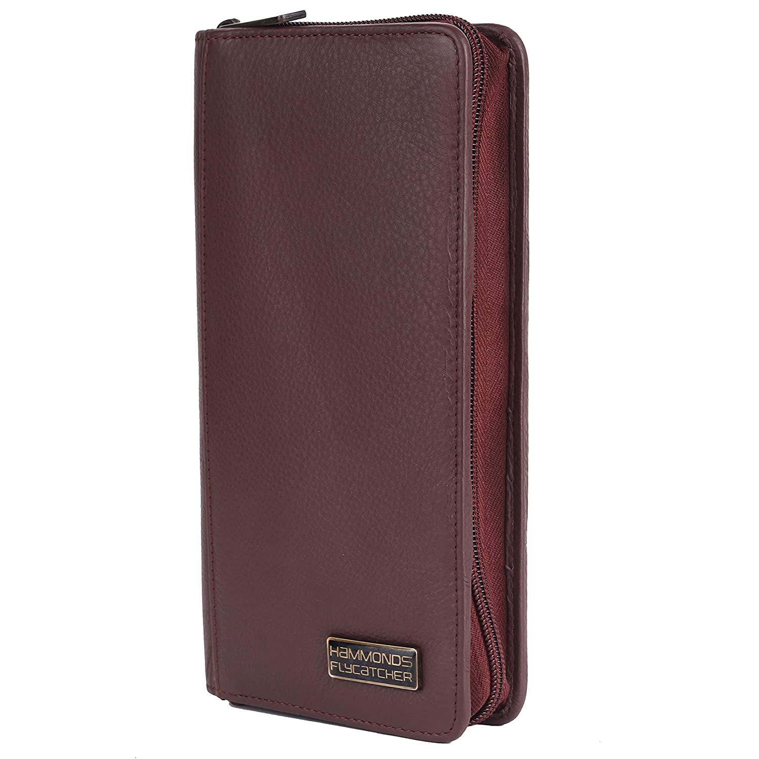 Hammonds Flycatcher Genuine Leather Brown Unisex Passport Holder (PH 601 LNBR)