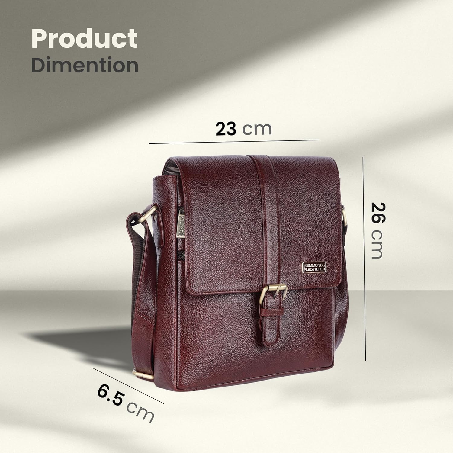 HAMMONDS FLYCATCHER Mens Genuine Leather Messenger Sling Bag| Sb1164 - Image 6