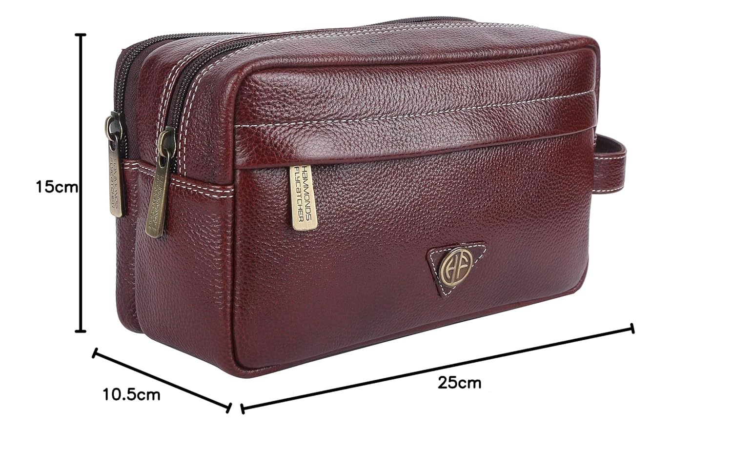 Hammonds Flycatcher Genuine Leather Toiletry Bag - Image 6