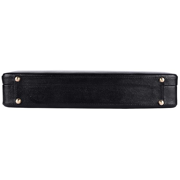 Hammonds Flycatcher Genuine Leather Black Briefcase - Image 4