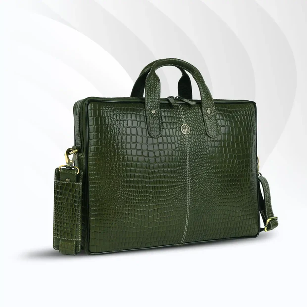 Hammonds Flycatcher Genuine Leather Laptop Bag - Image 9